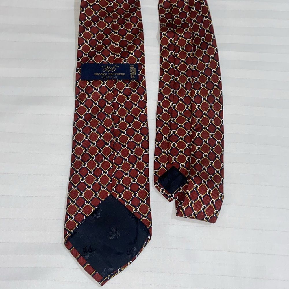 Brooks Brothers 346 Silk Tie - Picture 3 of 5